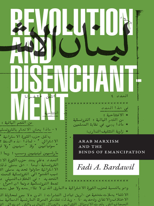 Title details for Revolution and Disenchantment by Fadi A. Bardawil - Available